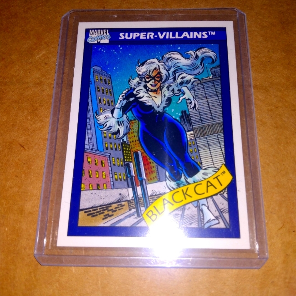 1990 Marvel Universe Impel Trading Card #72 Black Cat